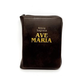 Bíblia Sagrada de Bolso Ave Maria com Zíper