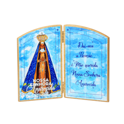 Capelinha de Nossa Senhora Aparecida em Madeira - Modelo 02