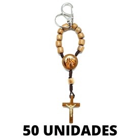 Chaveiros-Dezena Rústica São José - 50 unidades