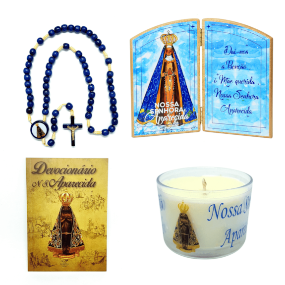 Coleção Nossa Senhora Aparecida - 4 Itens