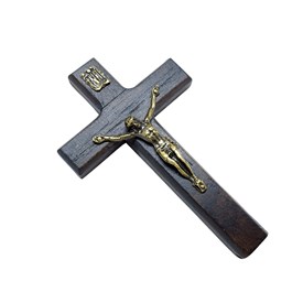 Crucifixo de Mão ou Porta Madeira 9 cm