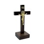 Crucifixo de Mão ou Porta com São Bento Madeira 7,5 cm