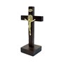 Crucifixo de Mão ou Porta com São Bento Madeira 7,5 cm