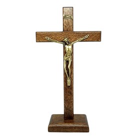 Crucifixo de mesa Madeira 23 cm