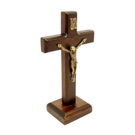 Crucifixo de Mesa Madeira 9 cm