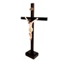 Crucifixo de Mesa Madeira Slim com Cristo em resina 40 cm