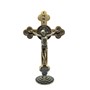 Crucifixo de Metal Mesa São Bento 23 cm