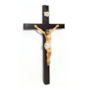 Crucifixo de Parede em Madeira 30 cm - Cristo em Resina