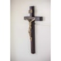 Crucifixo de Parede São Bento Madeira 30 cm