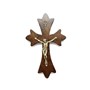 Crucifixo de Porta Luxo Madeira 12 cm