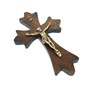 Crucifixo de Porta Luxo Madeira 12 cm