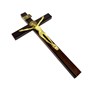 Crucifixo de Porta ou Parede São Bento Madeira 26 cm