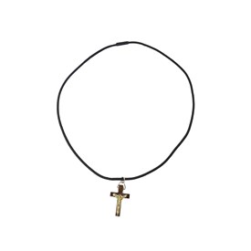 Crucifixo no Cordão Elástico 2,5 cm (colar)