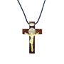 Crucifixo São Bento no cordão grosso 5,3 cm