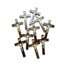 Crucifixos de Madeira 7,5 cm - 10 unidades
