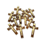 Crucifixos em Madeira  Marrom 5,4 cm - 10 unidades