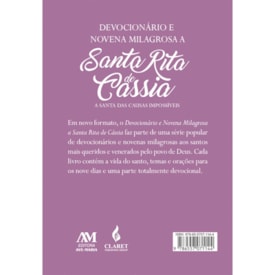 Devocionário e Novena Milagrosa à Santa Rita de Cássia