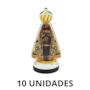 Imagem de Nossa Senhora Aparecida em MDF 8 cm - 10 Unidades