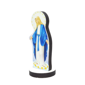 Imagem de Nossa Senhora das Graças em MDF 8 cm - 10 Unidades