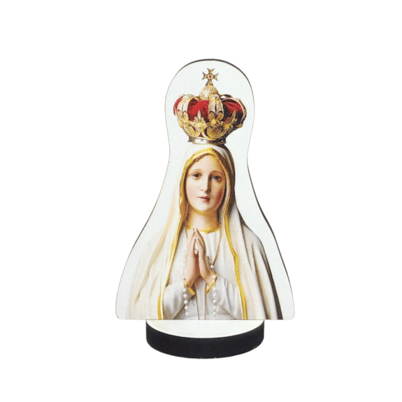 Imagem de Nossa Senhora de Fátima em MDF 8 cm