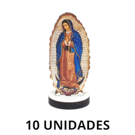 Imagem de Nossa Senhora de Guadalupe em MDF 8 cm - 10 Unidades