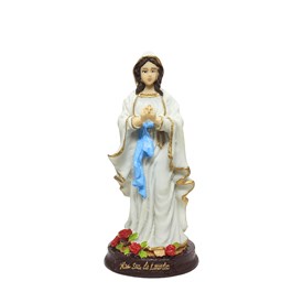 Imagem de  Nossa Senhora de Lourdes em Resina 15 cm