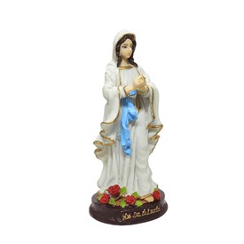 Imagem de  Nossa Senhora de Lourdes em Resina 15 cm
