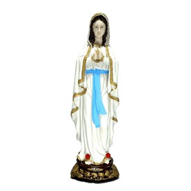 Imagem de Nossa Senhora de Lourdes em resina 40 cm