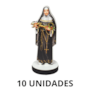 Imagem de Santa Rita de Cássia em MDF 8 cm - 10 Unidades