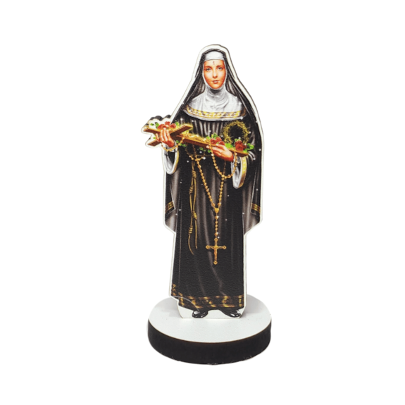 Imagem de Santa Rita de Cássia em MDF 8 cm