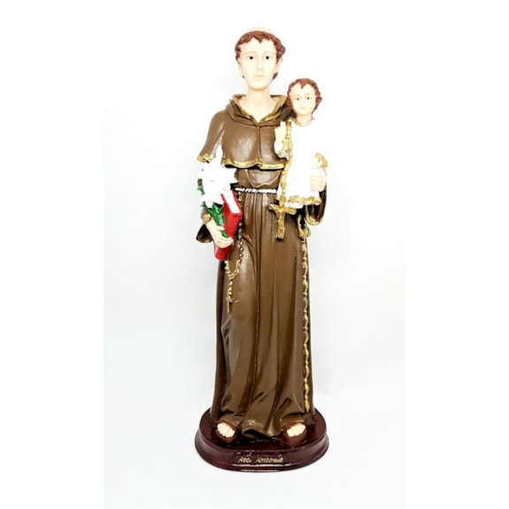 Imagem de Santo Antônio em Resina 30 cm