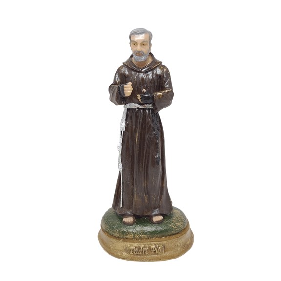 Imagem de São Padre Pio de Pietrelcina Premium 15 cm