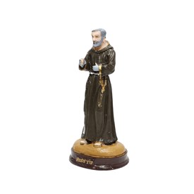 Imagem de São Padre Pio em Resina 15 cm