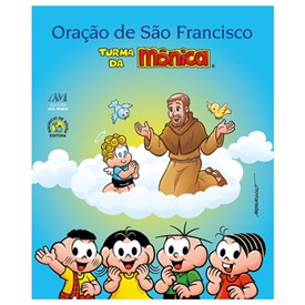 Livro Infantil Oração de São Francisco - Turma da Mônica