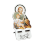 Suporte de Aparelho Celular São José Colorido - MDF Branco (Porta-celular)