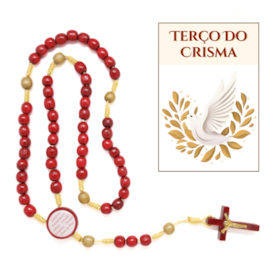 Terços de Crisma em Madeira - 50 unidades
